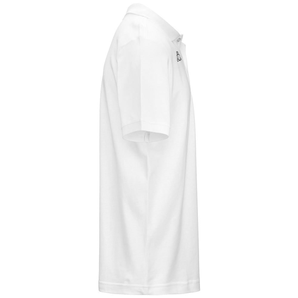 Polo Shirts Man LOGO  SHARAS MSS Polo WHITE Dressed Front (jpg Rgb)	