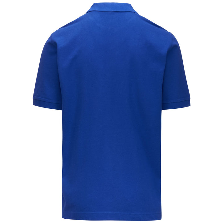 Polo Shirts Man LOGO  SHARAS MSS Polo BLUE SURF Dressed Side (jpg Rgb)		
