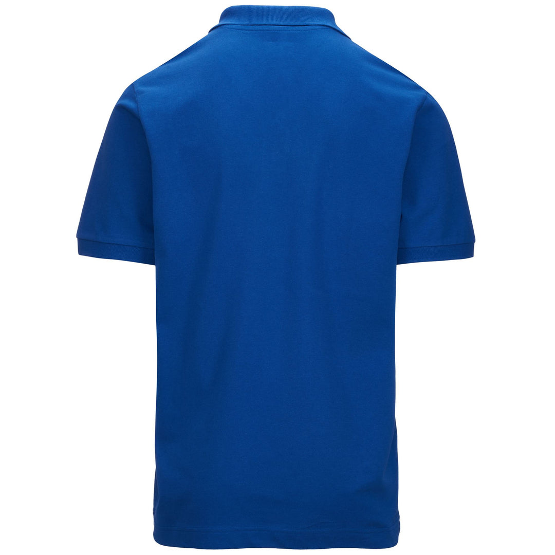 Polo Shirts Man LOGO  SHARAS MSS Polo BLUE SAPPHIRE Dressed Side (jpg Rgb)		