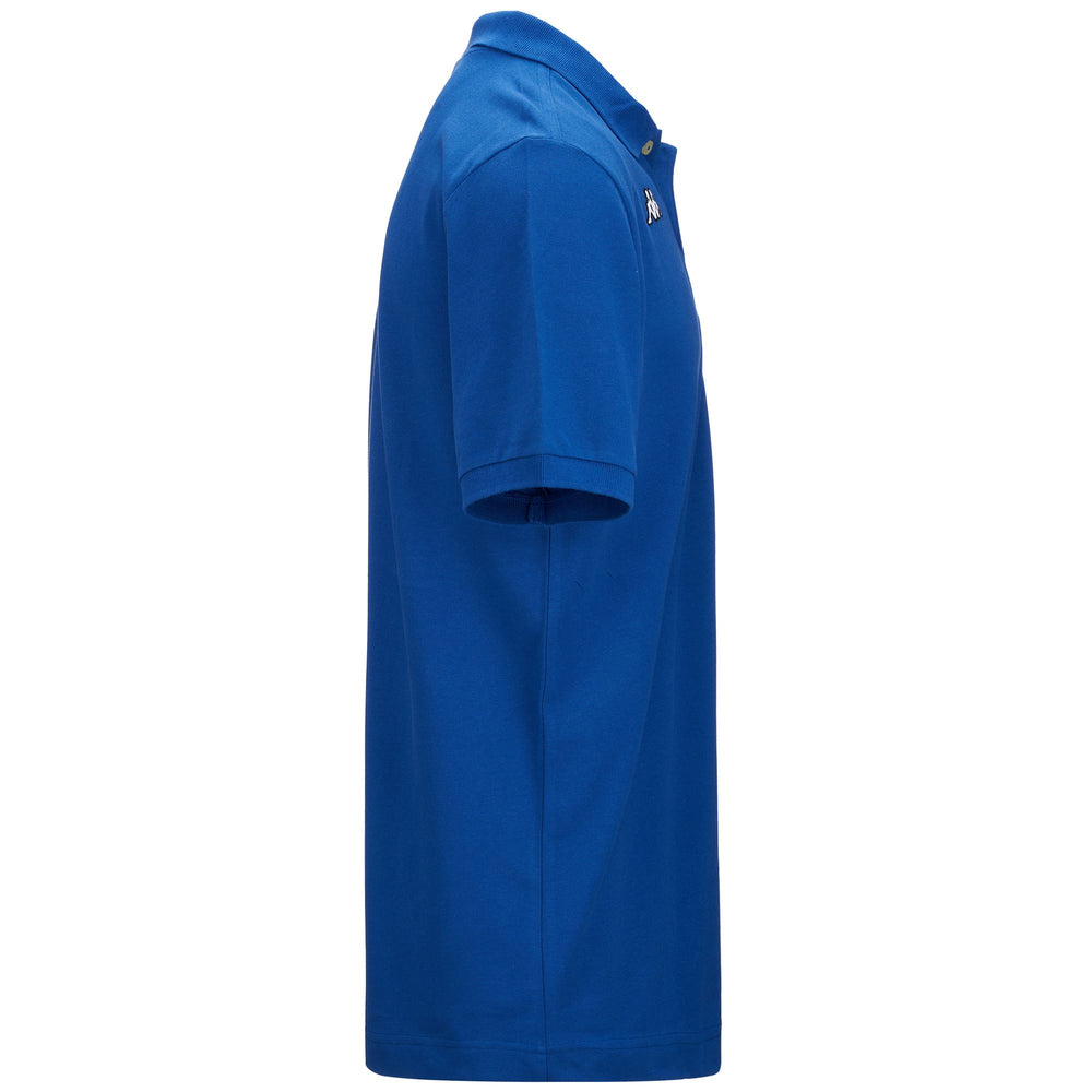 Polo Shirts Man LOGO  SHARAS MSS Polo BLUE SAPPHIRE Dressed Front (jpg Rgb)	