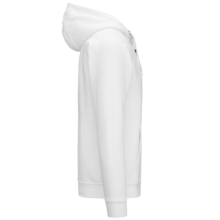 Fleece Man LOGO  JACK SLIM Jacket WHITE Dressed Front (jpg Rgb)	