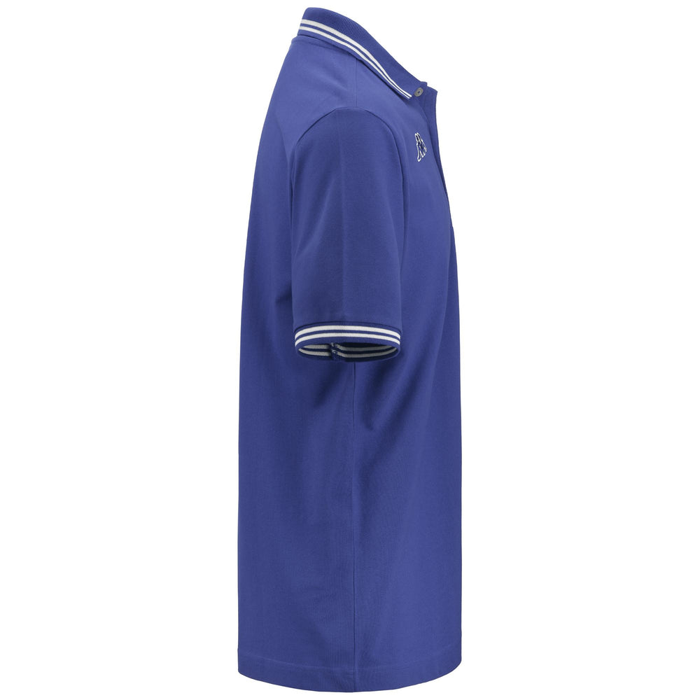 Polo Shirts Man LOGO MALTAX 5 MSS Polo BLUE SPECTRUM Dressed Front (jpg Rgb)	