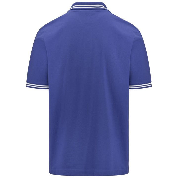 Polo Shirts Man LOGO MALTAX 5 MSS Polo BLUE SPECTRUM Dressed Side (jpg Rgb)		