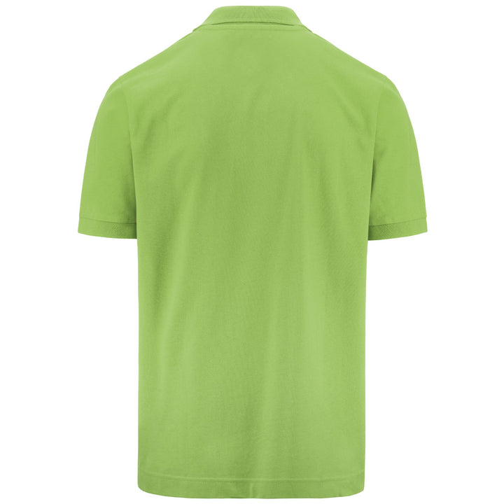 Polo Shirts Man LOGO  LIFE MSS Polo GREEN Dressed Side (jpg Rgb)		