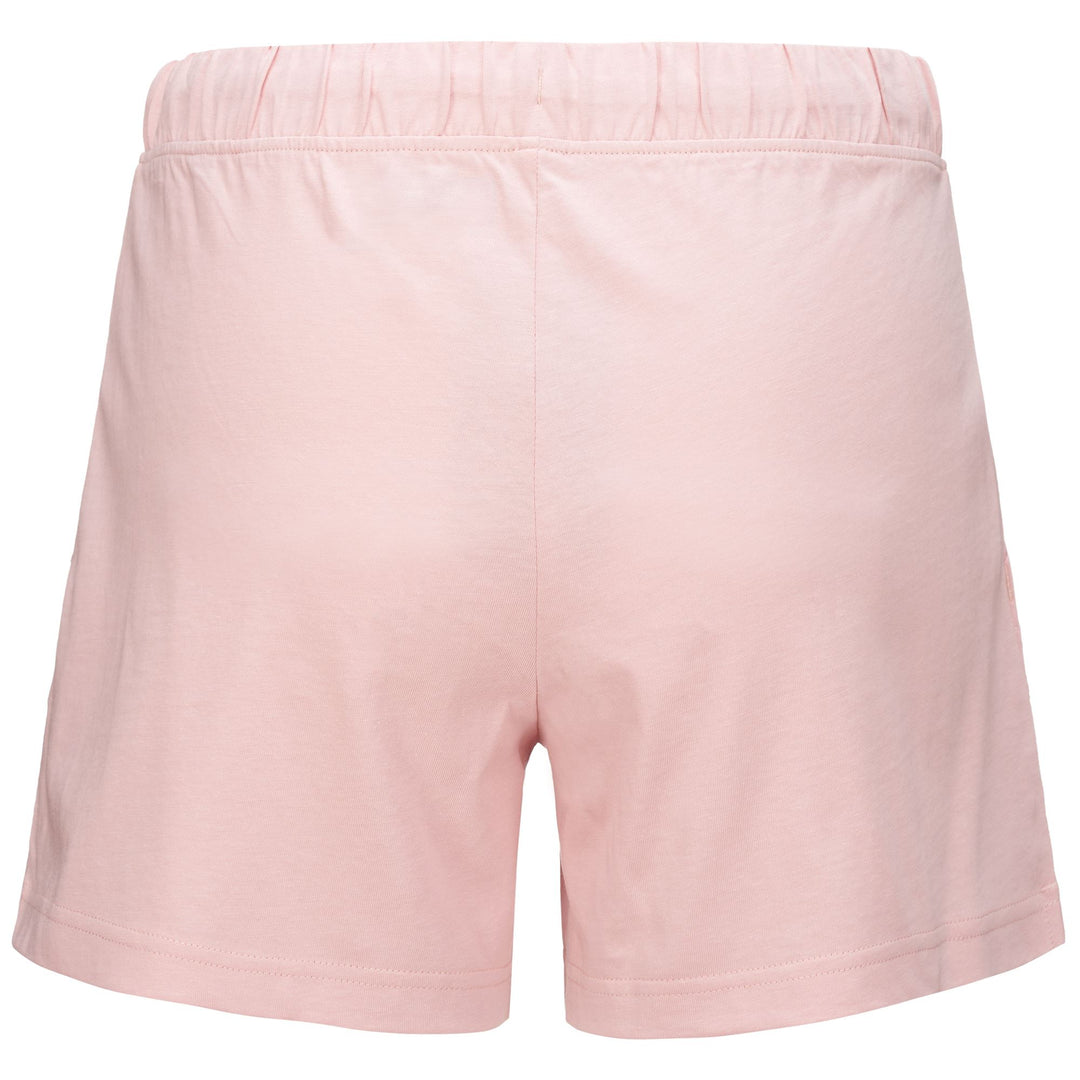 Shorts Woman LOGO CABER Sport  Shorts PINK PEACHSKIN Dressed Side (jpg Rgb)		