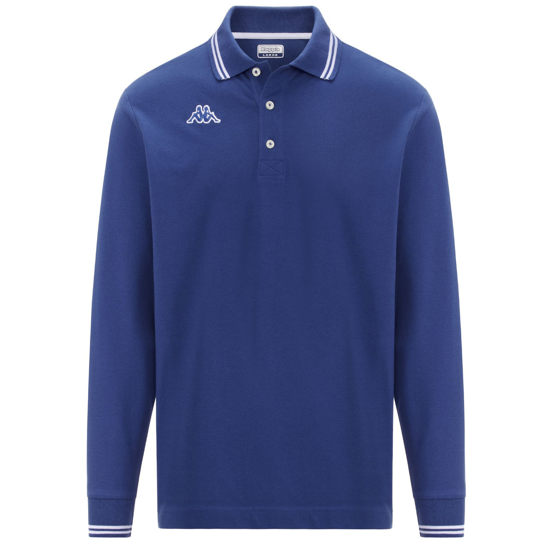 Polo Shirts Man LOGO MALTAX 5 MLS Polo BLUE SAPPHIRE Photo (jpg Rgb)			