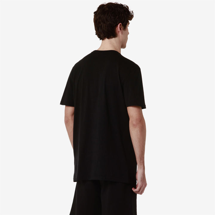 T-ShirtsTop Man AUTHENTIC   ESTESSI T-Shirt BLACK-WHITE Detail Double				