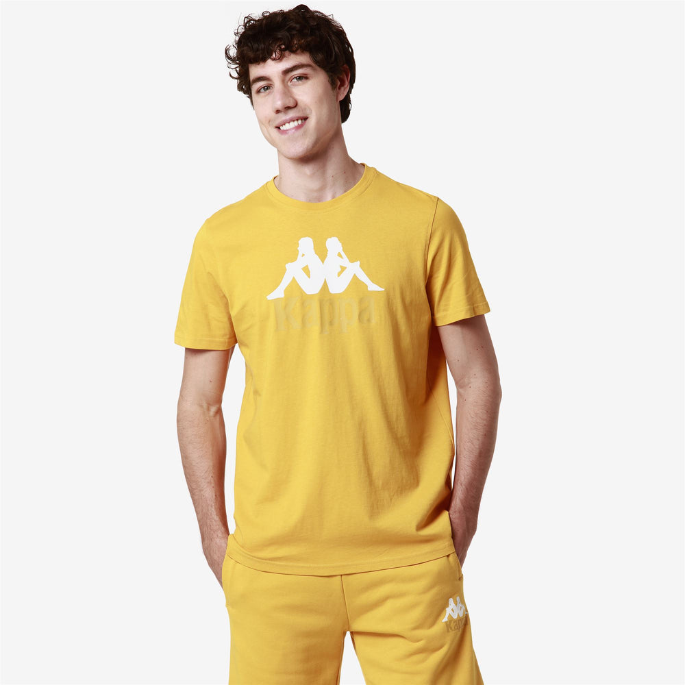 T-ShirtsTop Man AUTHENTIC   ESTESSI T-Shirt YELLOW SUNSET - WHITE BRIGHT Detail (jpg Rgb)			