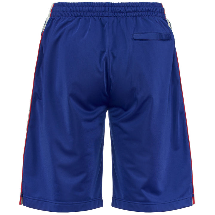 Shorts Man 222 BANDA   TREADWELLZ Sport  Shorts BLUE ROYAL-WHITE ANTIQUE-RED Dressed Side (jpg Rgb)		