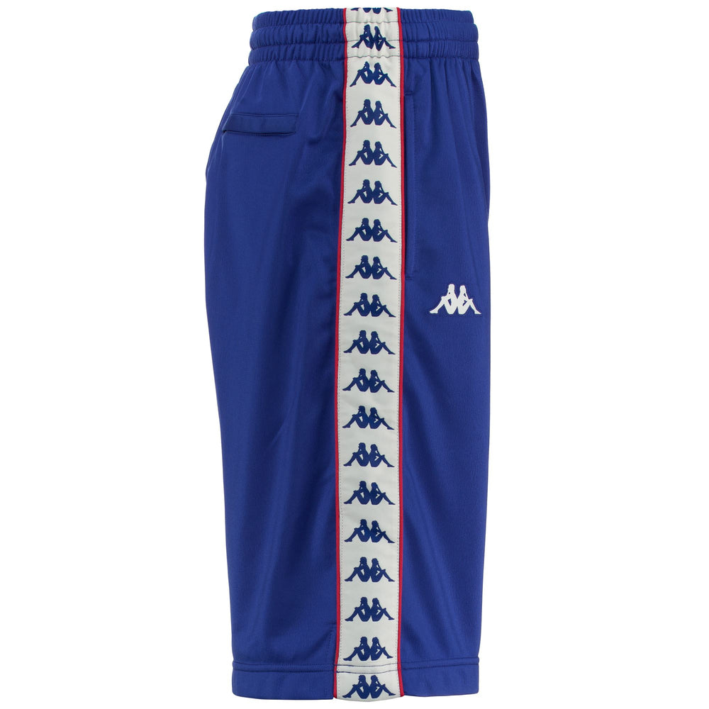 Shorts Man 222 BANDA   TREADWELLZ Sport  Shorts BLUE ROYAL-WHITE ANTIQUE-RED Dressed Front (jpg Rgb)	