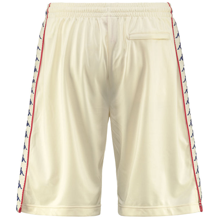 Shorts Man 222 BANDA   TREADWELLZ Sport  Shorts WHITE ANTIQUE-BLUE ROYAL-RED Dressed Side (jpg Rgb)		