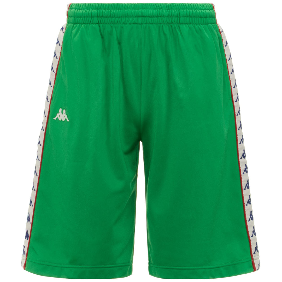 Shorts Man 222 BANDA   TREADWELLZ Sport  Shorts GREEN FERN-WHITE ANTIQUE-RED Photo (jpg Rgb)			