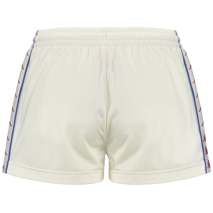 Shorts Woman 222 BANDA   LADYTREAD Sport  Shorts WHITE ANTIQUE-RED-BLUE ROYAL Dressed Side (jpg Rgb)		