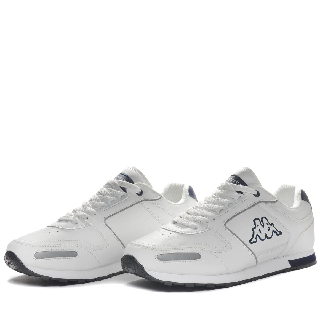 Sneakers Unisex LOGO VOGHERA 5 Low Cut WHITE-BLUE NAVY Detail (jpg Rgb)			