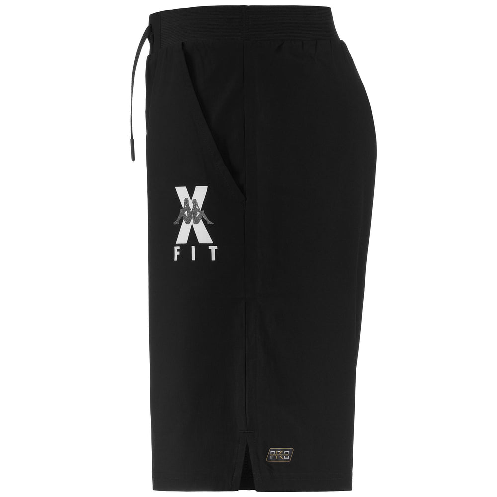 Shorts Man KOMBAT   WKT EGAMENO Sport  Shorts BLACK Dressed Front (jpg Rgb)	