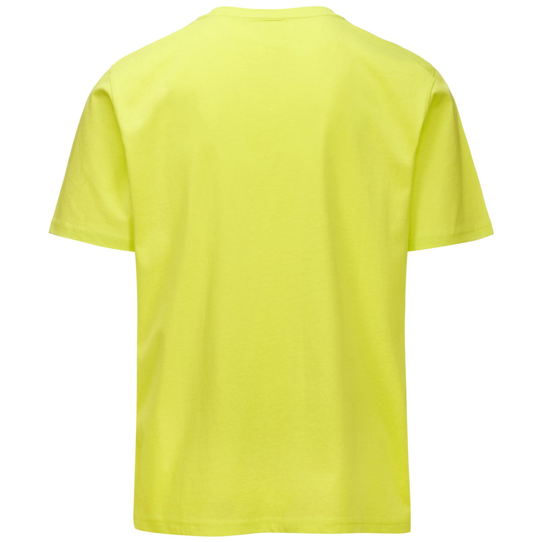 T-ShirtsTop Man LOGO FEDDU T-Shirt GREEN PRIMROSE Dressed Side (jpg Rgb)		