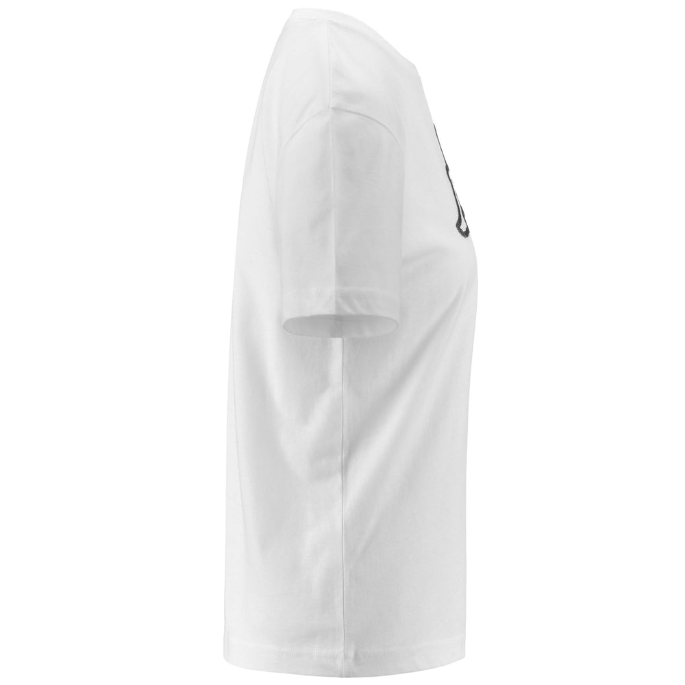 T-ShirtsTop Woman LOGO FANFA T-Shirt WHITE Dressed Front (jpg Rgb)	
