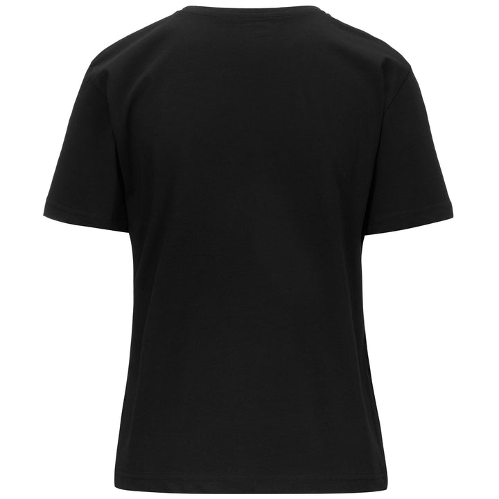 T-ShirtsTop Woman LOGO FANFA T-Shirt BLACK Dressed Side (jpg Rgb)		