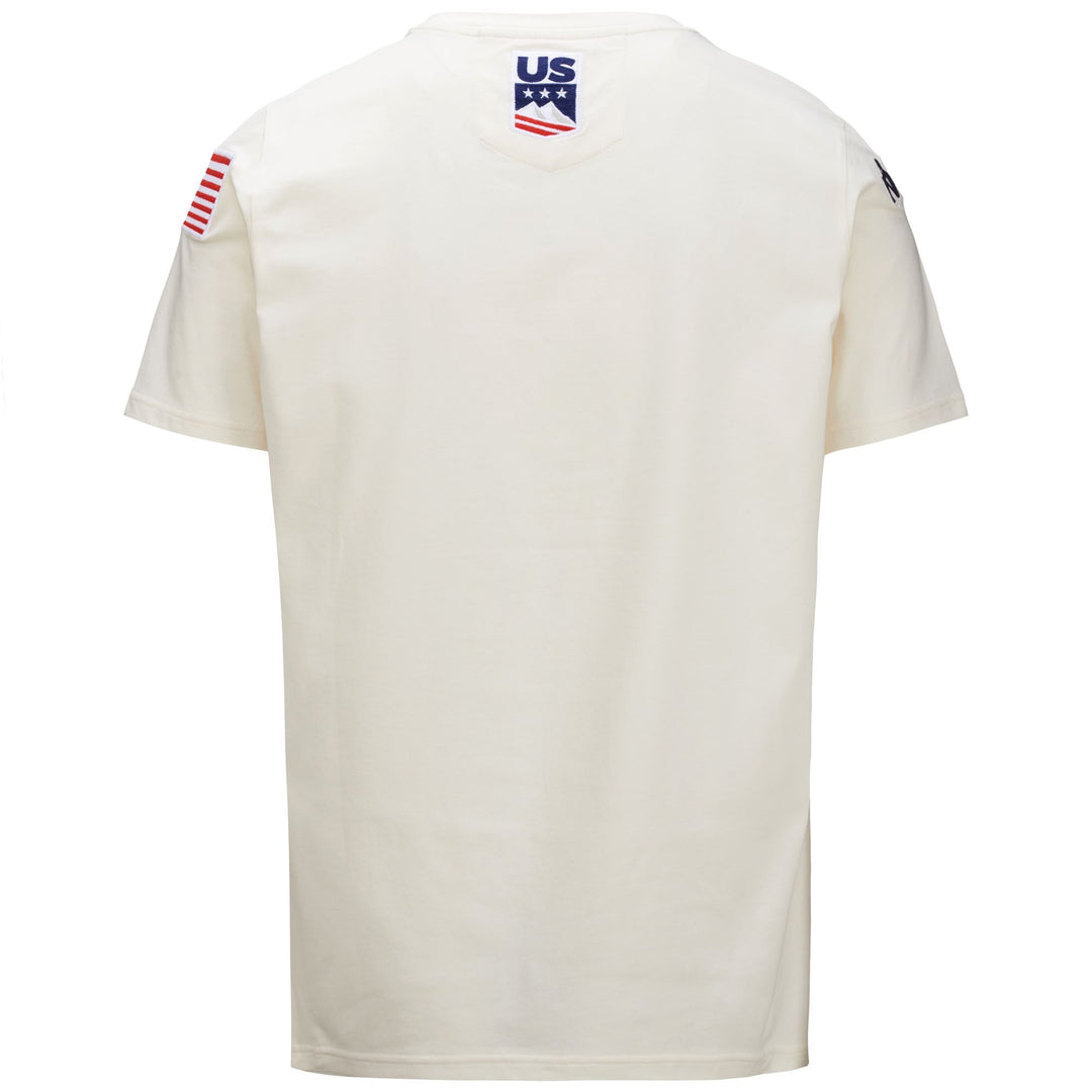 T-ShirtsTop Unisex AYBA2 SKUD US T-Shirt WHITE COCONUT Dressed Side (jpg Rgb)		