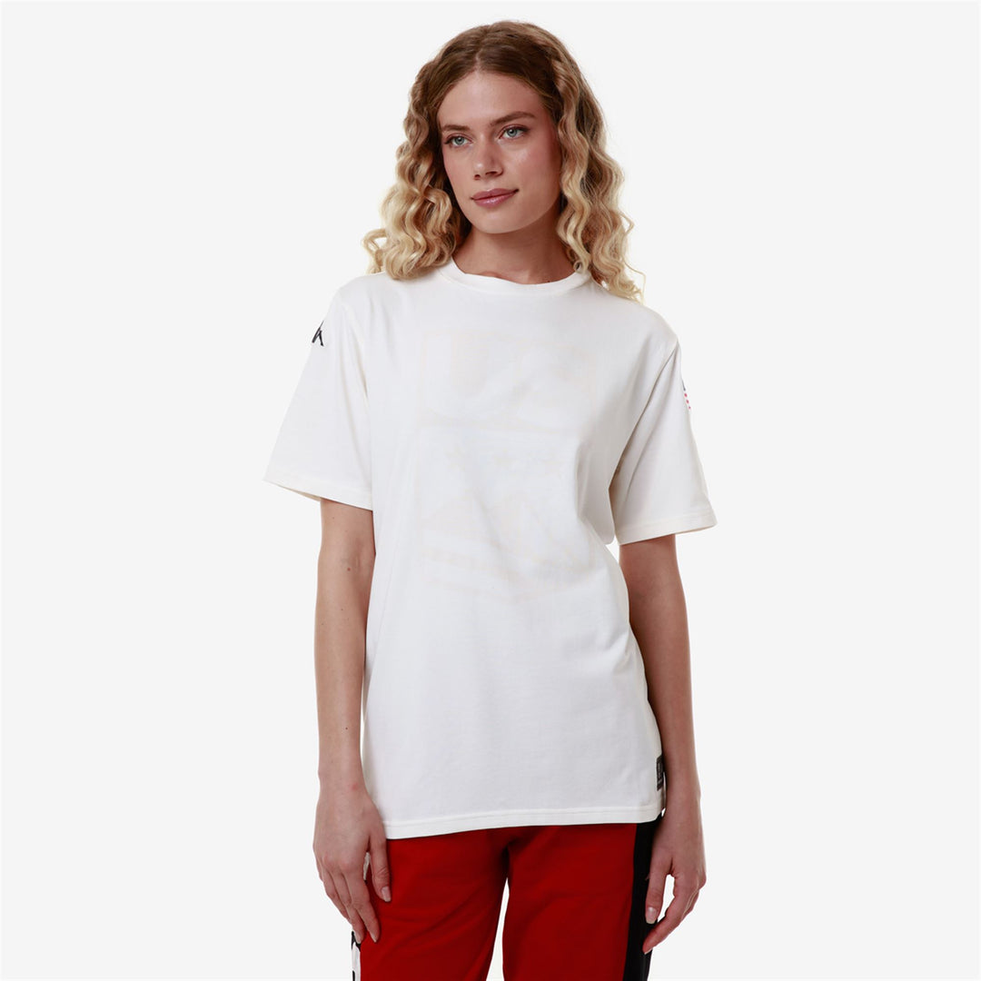 T-ShirtsTop Unisex AYBA2 SKUD US T-Shirt WHITE COCONUT Detail (jpg Rgb)			