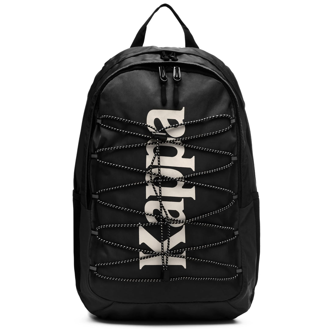 Bags Unisex AUTHENTIC ZAIX Backpack BLACK - WHITE ANTIQUE Photo (jpg Rgb)			