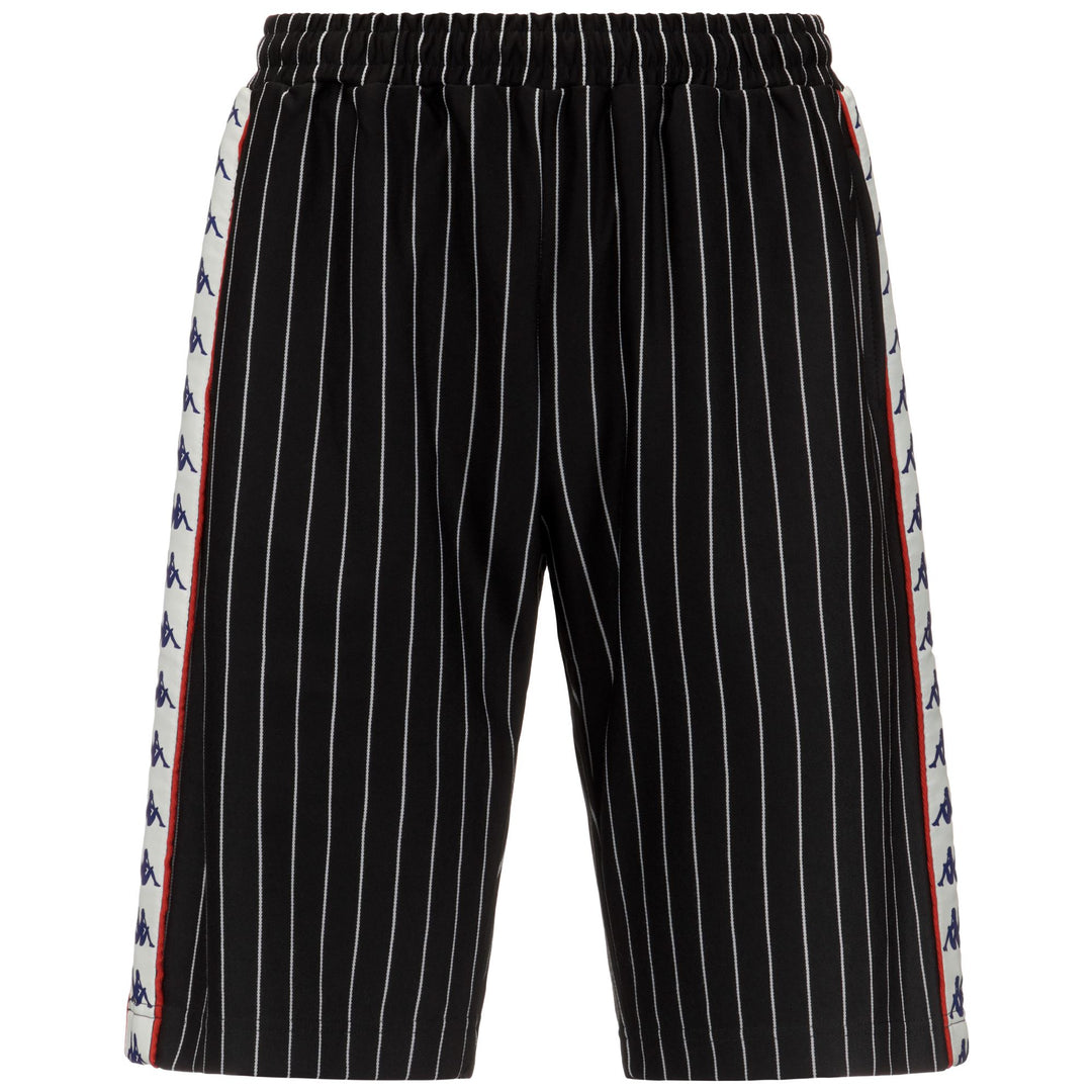 Shorts Man 222 BANDA LULLO Sport  Shorts BLACK-WHITE ANTIQUE-RED Photo (jpg Rgb)			