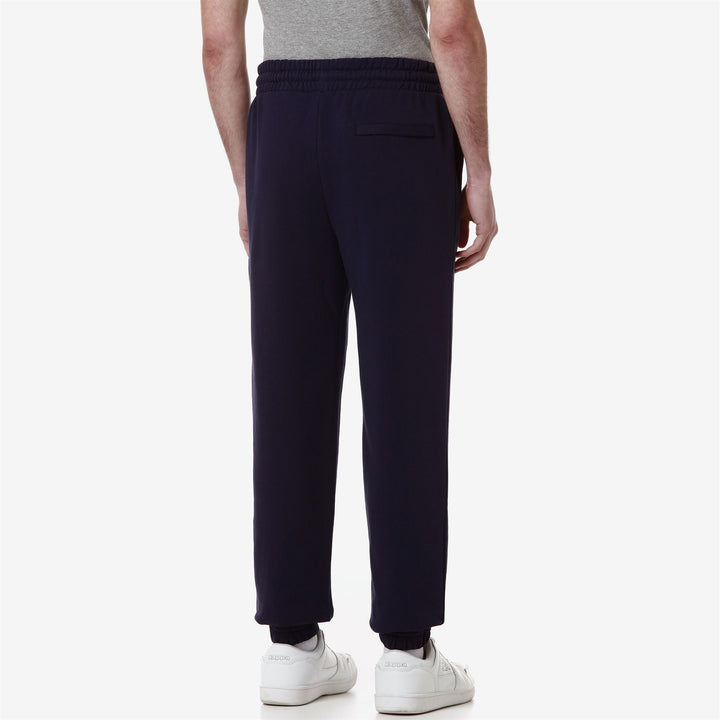 Pants Man AUTHENTIC GOTHENBURG 2 Sport Trousers BLUE MARINE - WHITE ANTIQUE Detail Double				