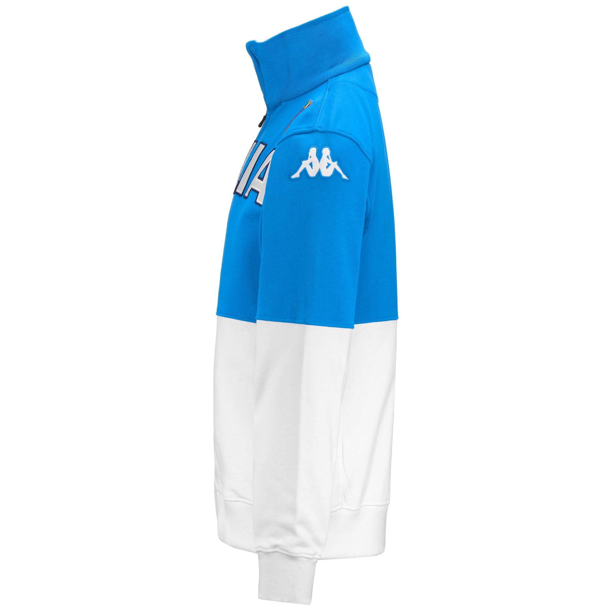 Fleece Man EROI JKT ITALIA FIG Jacket AZURE-WHITE