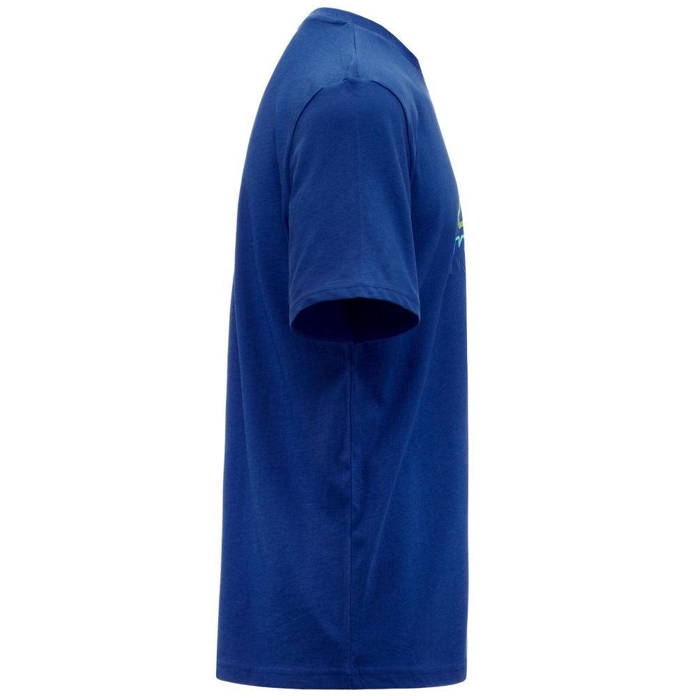 T-ShirtsTop Man LOGO FRIODO T-Shirt BLUE CLASSIC Dressed Front (jpg Rgb)	