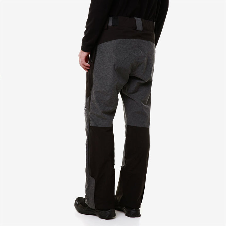 Pants Man 6CENTO 622FZW Sport Trousers BLACK Detail Double				