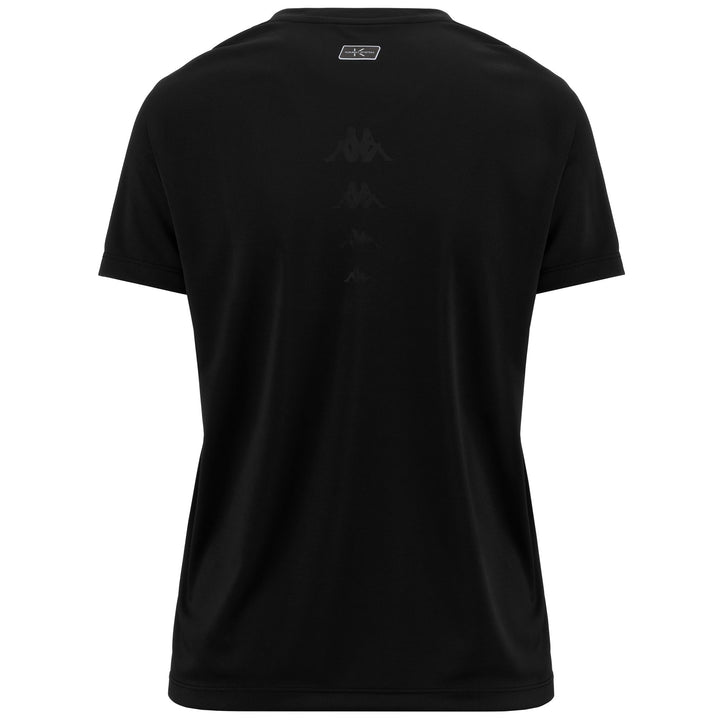 T-ShirtsTop Woman ERIA T-Shirt BLACK Dressed Side (jpg Rgb)		