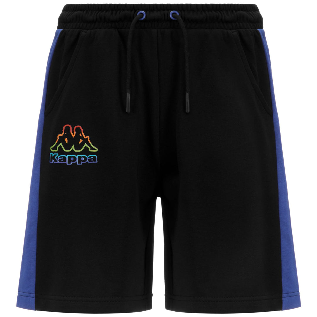 Shorts Man LOGO FRIGLO Sport  Shorts BLACK - BLUE CLASSIC Photo (jpg Rgb)			