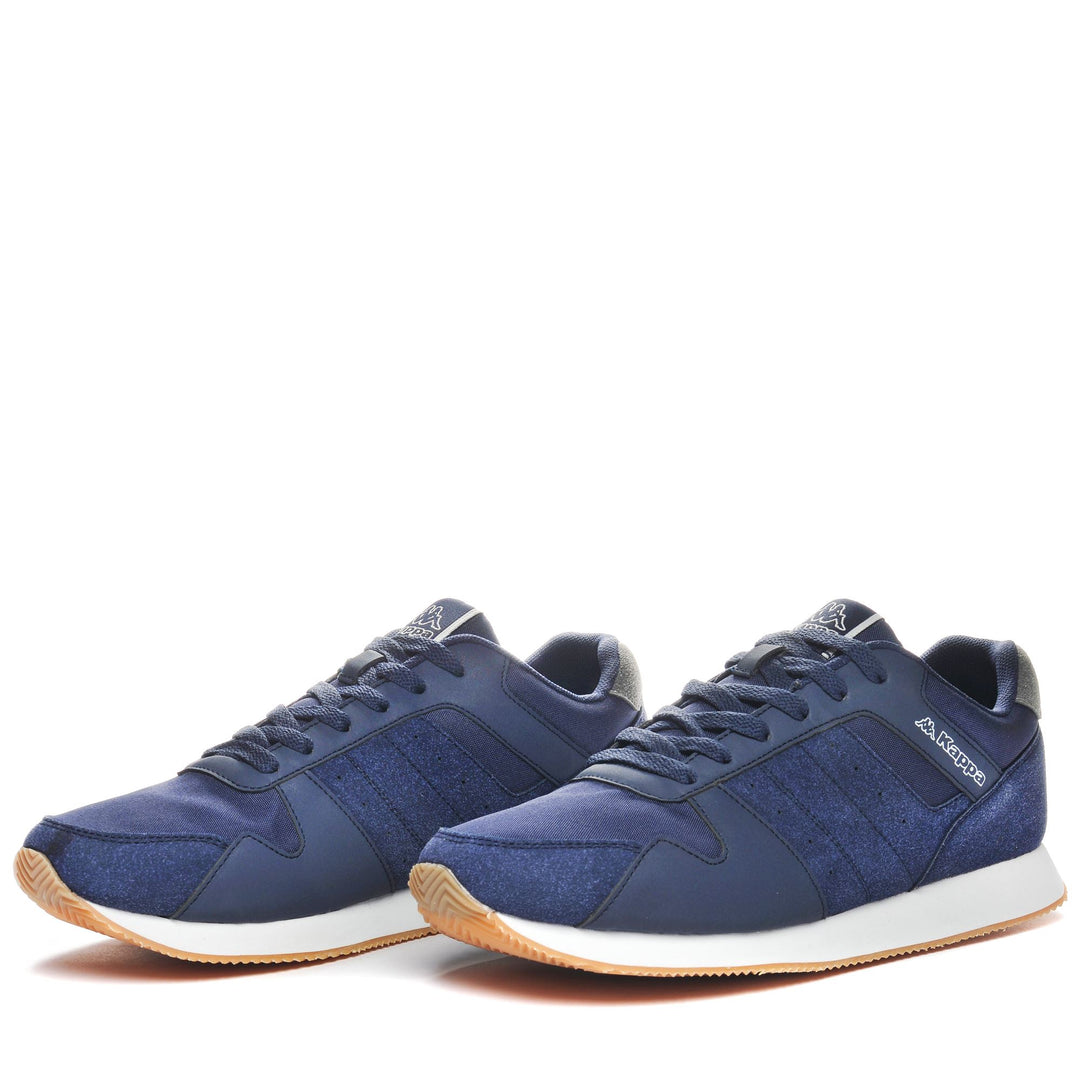 Sneakers Unisex LOGO ROBIN Low Cut BLUE MARINE-WHITE Detail (jpg Rgb)			