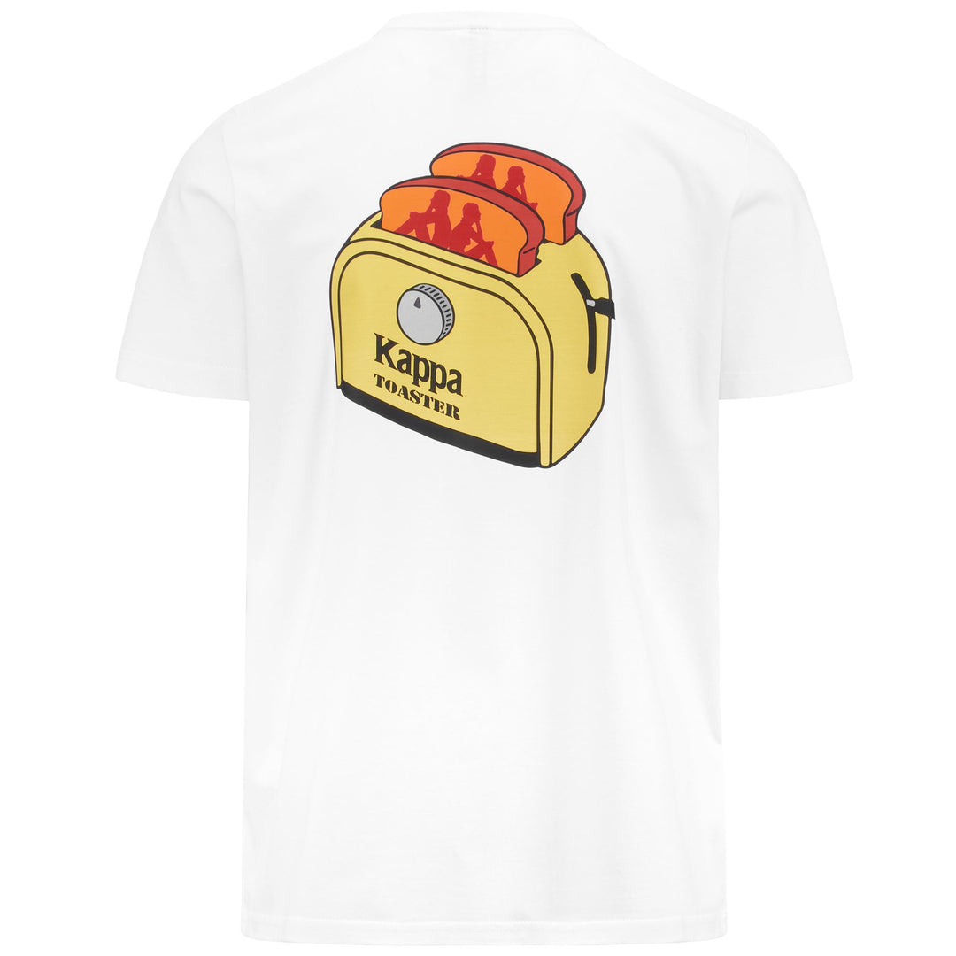 T-ShirtsTop Man AUTHENTIC GRAPHIK LENNOX T-Shirt WHITE Dressed Side (jpg Rgb)		