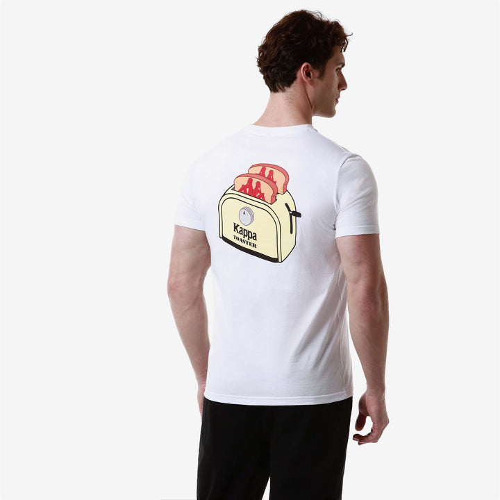 T-ShirtsTop Man AUTHENTIC GRAPHIK LENNOX T-Shirt WHITE Detail Double				
