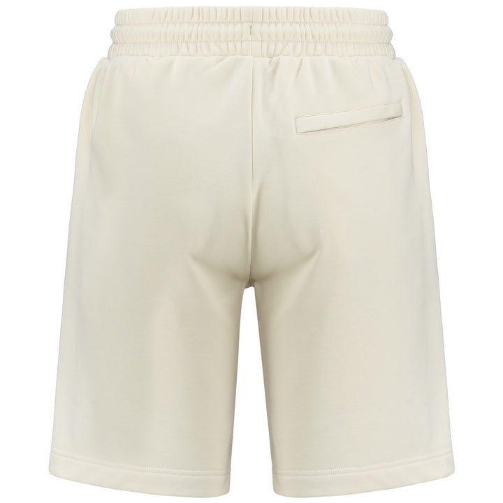 Shorts Man AUTHENTIC UPPSALA 2 Sport  Shorts WHITE ANTIQUE - GREY ANTHRACITE Dressed Side (jpg Rgb)		