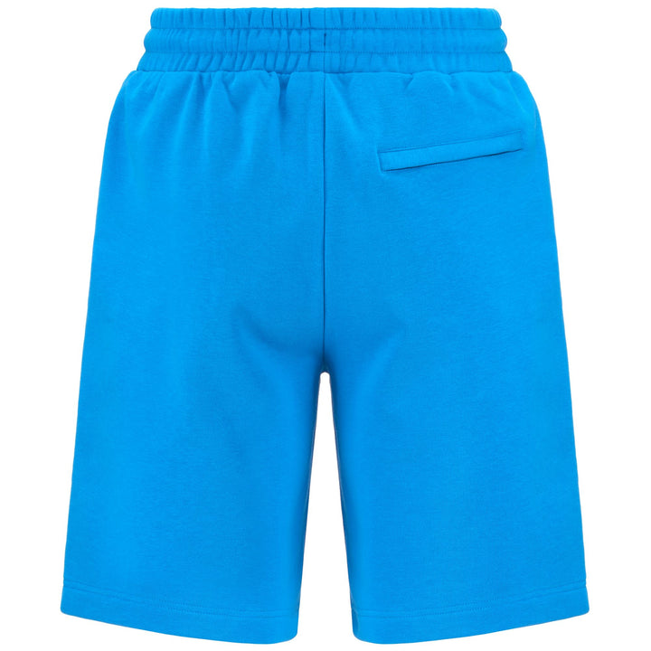 Shorts Man AUTHENTIC UPPSALA 2 Sport  Shorts BLUE MALIBU - WHITE ANTIQUE Dressed Side (jpg Rgb)		
