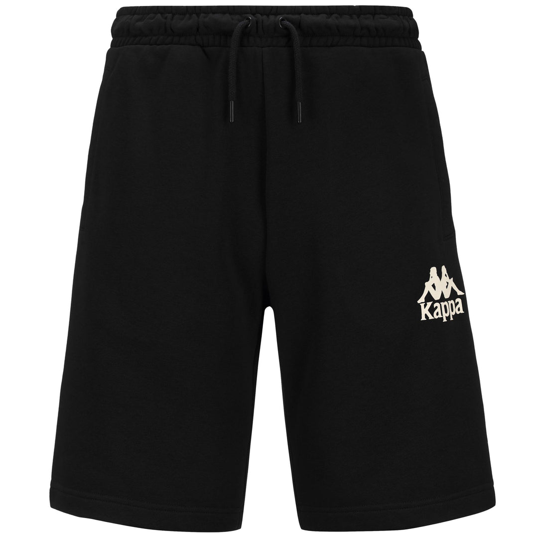 Shorts Man AUTHENTIC UPPSALA 2 Sport  Shorts BLACK - WHITE Photo (jpg Rgb)			