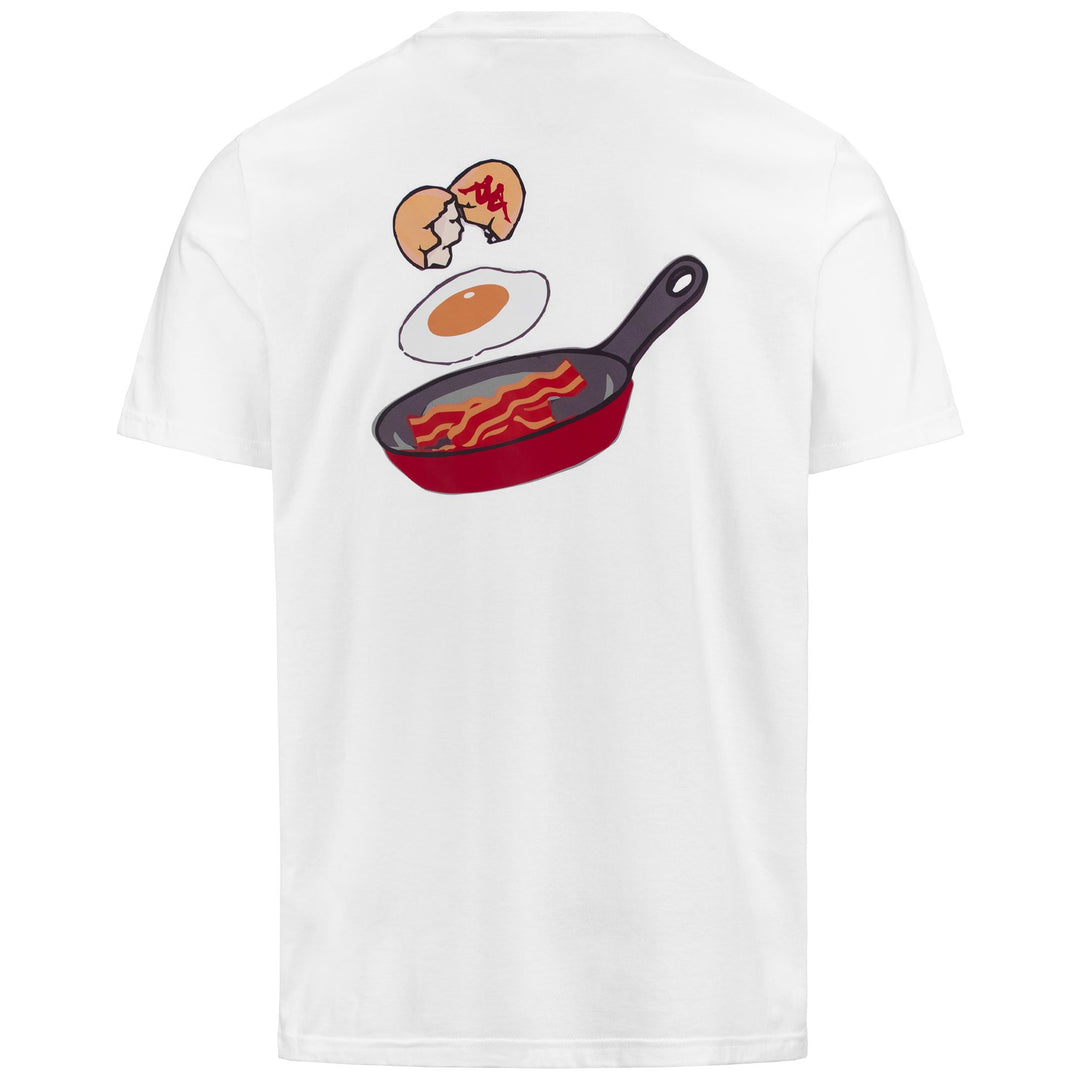 T-ShirtsTop Man AUTHENTIC GRAPHIK LANEZ T-Shirt WHITE Dressed Side (jpg Rgb)		