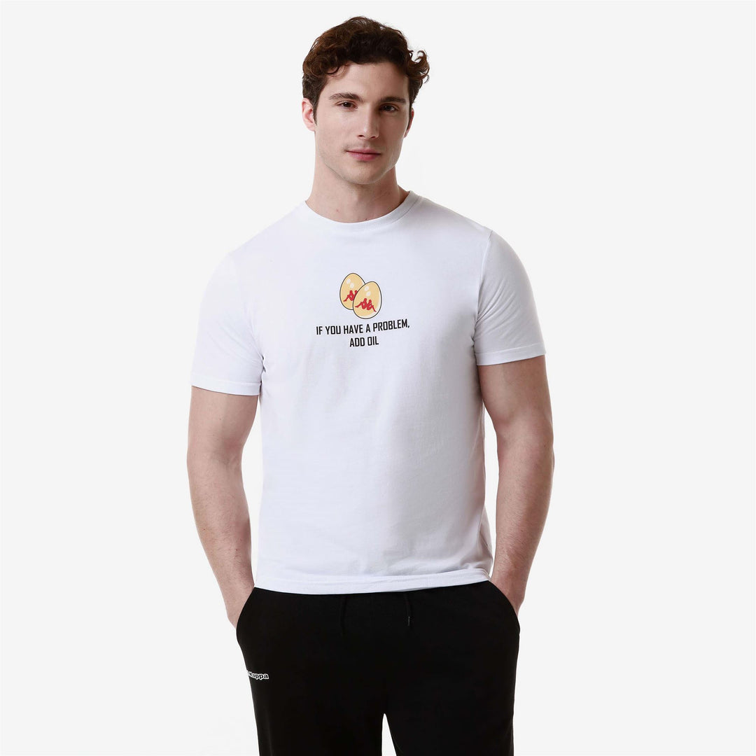 T-ShirtsTop Man AUTHENTIC GRAPHIK LANEZ T-Shirt WHITE Detail (jpg Rgb)			