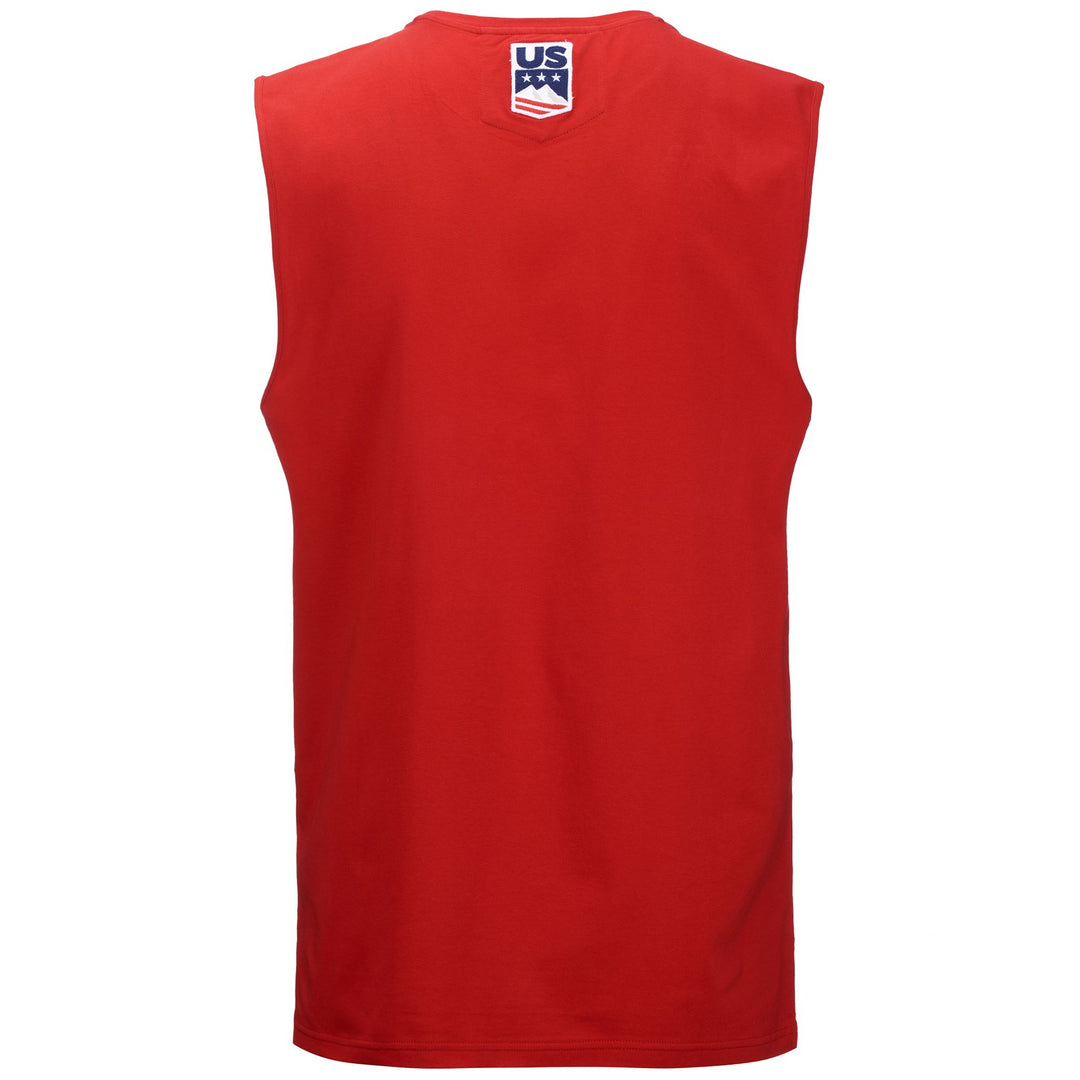 T-ShirtsTop Unisex DRIDECA US Tank RED RACING Dressed Side (jpg Rgb)		