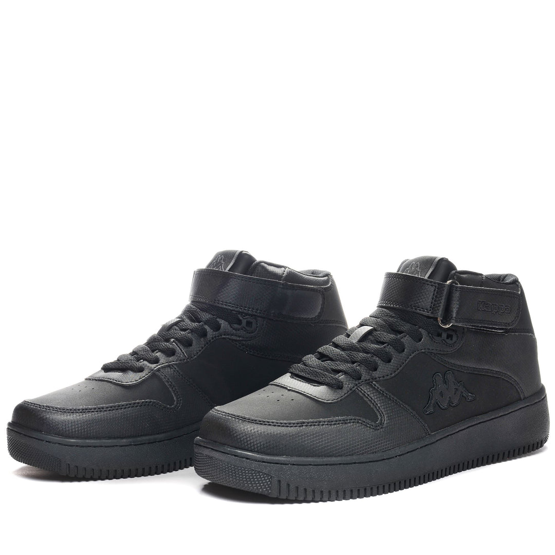 Sneakers Unisex LOGO MASERTA MD V Mid Cut BLACK Detail (jpg Rgb)			