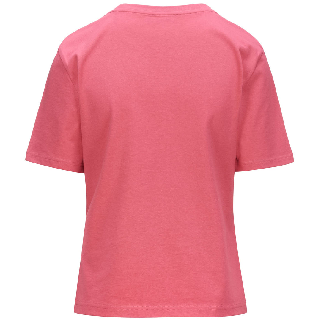 T-ShirtsTop Woman LOGO FIORA T-Shirt PINK FANDANGO Dressed Side (jpg Rgb)		