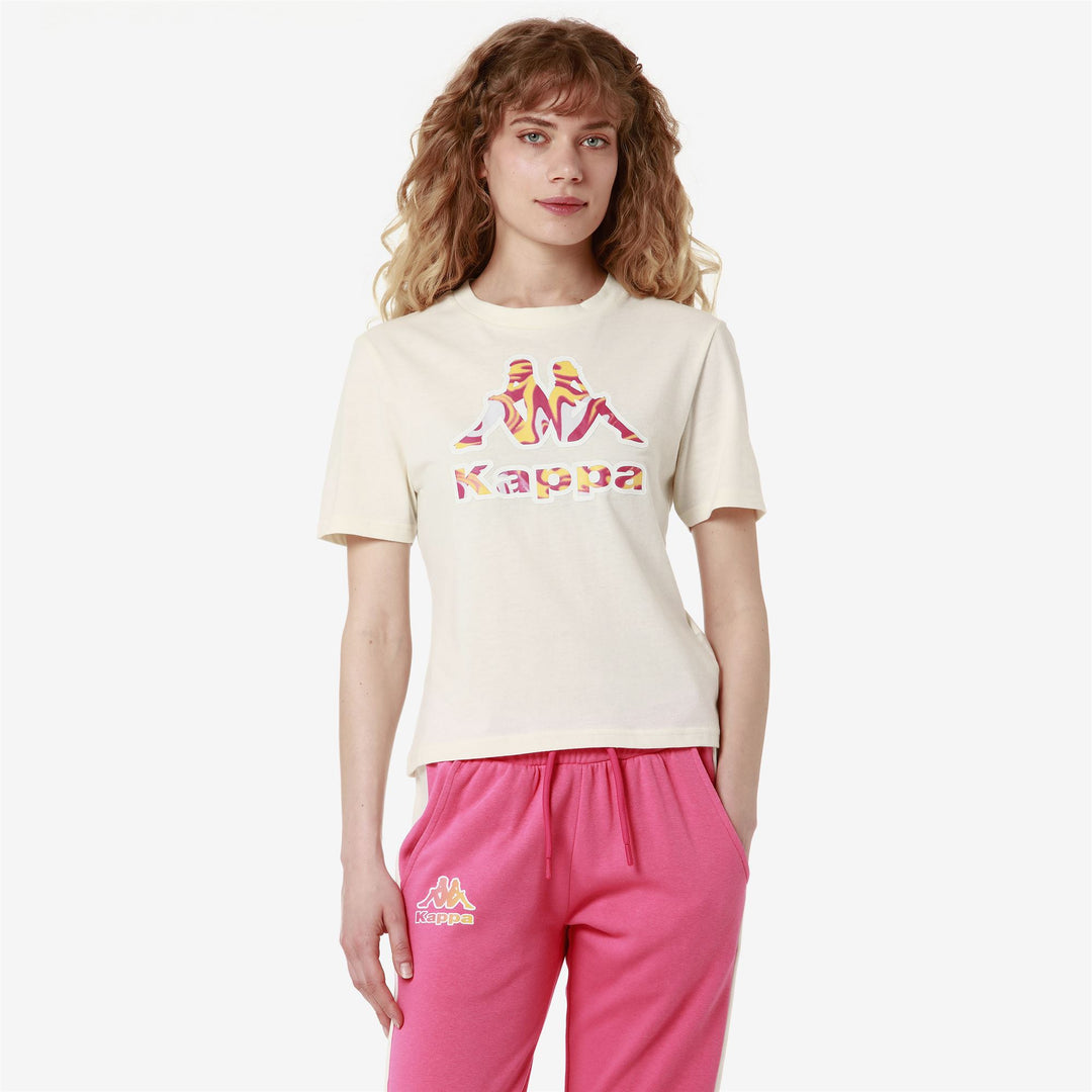 T-ShirtsTop Woman LOGO FIORA T-Shirt PINK FANDANGO Detail (jpg Rgb)			