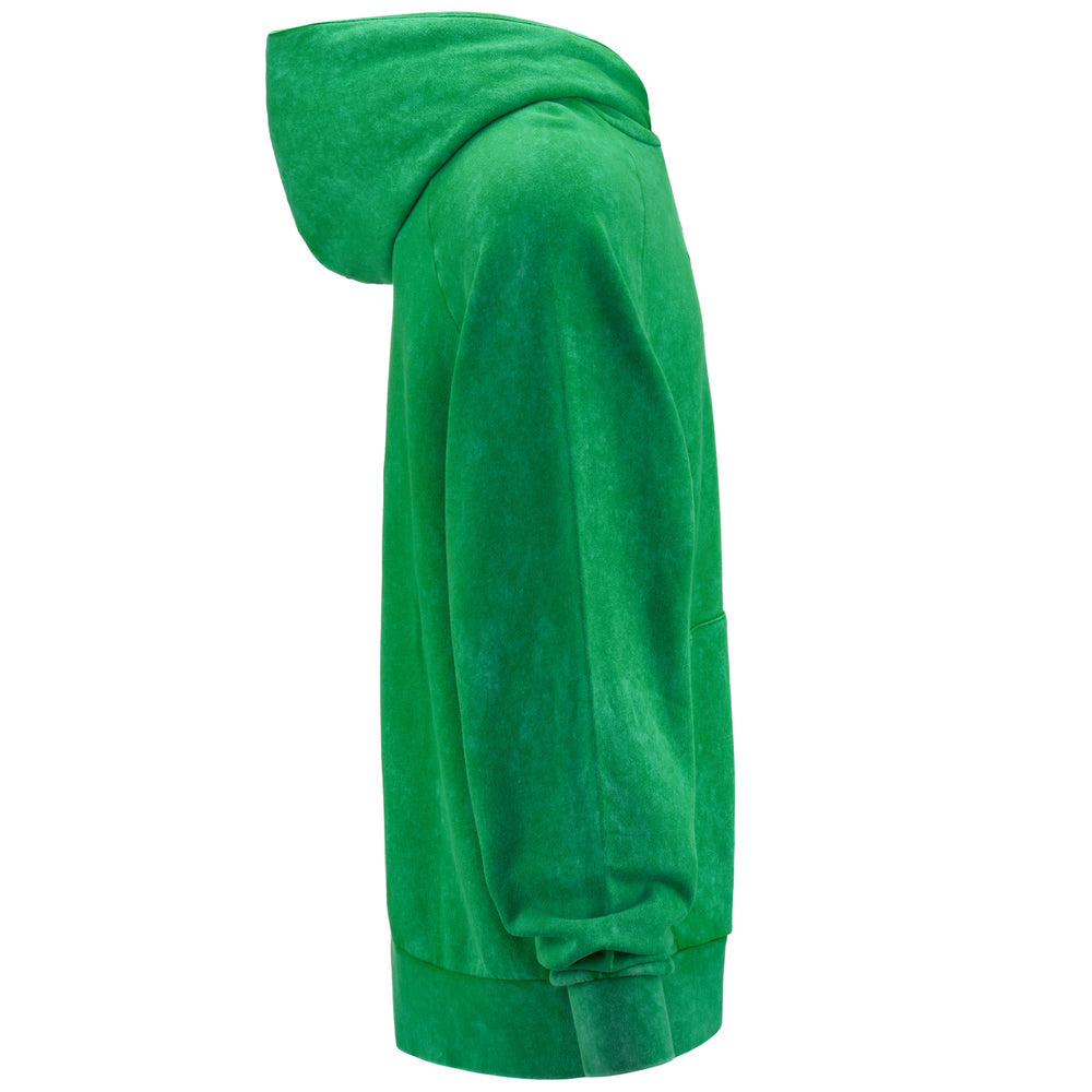 Fleece Man AUTHENTIC PREMIUM LOME Jumper GREEN FERN-GREEN OASI Dressed Front (jpg Rgb)	