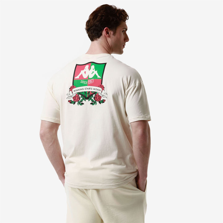 T-ShirtsTop Man AUTHENTIC HERITAGE LERICE T-Shirt WHITE ANTIQUE Detail Double				