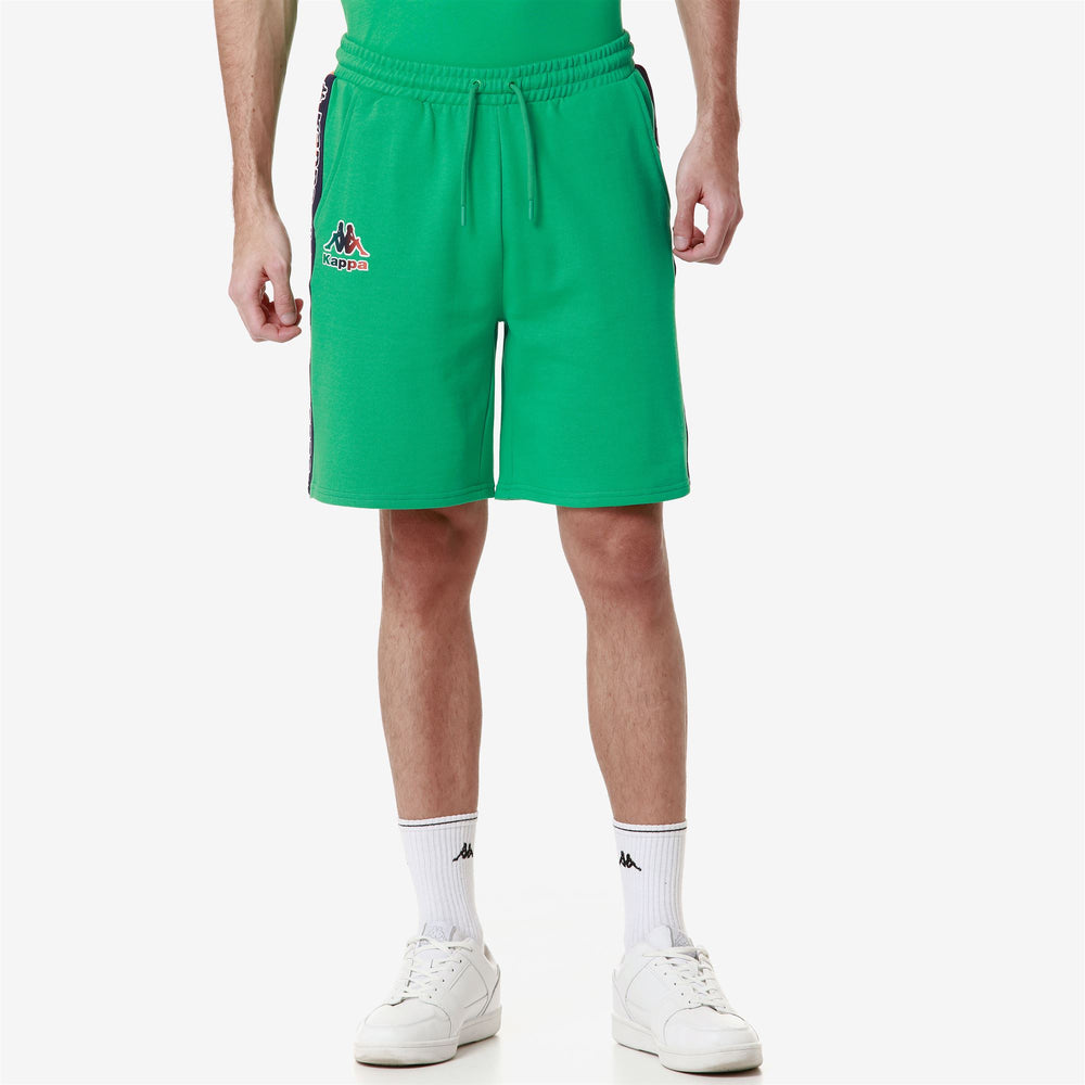 Shorts Man LOGO FULTO Sport  Shorts GREEN BLARNEY Detail (jpg Rgb)			
