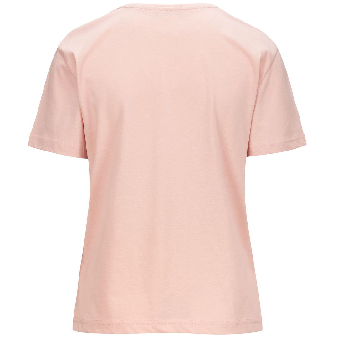 T-ShirtsTop Woman LOGO FIBI T-Shirt PINK PEACHSKIN Dressed Side (jpg Rgb)		