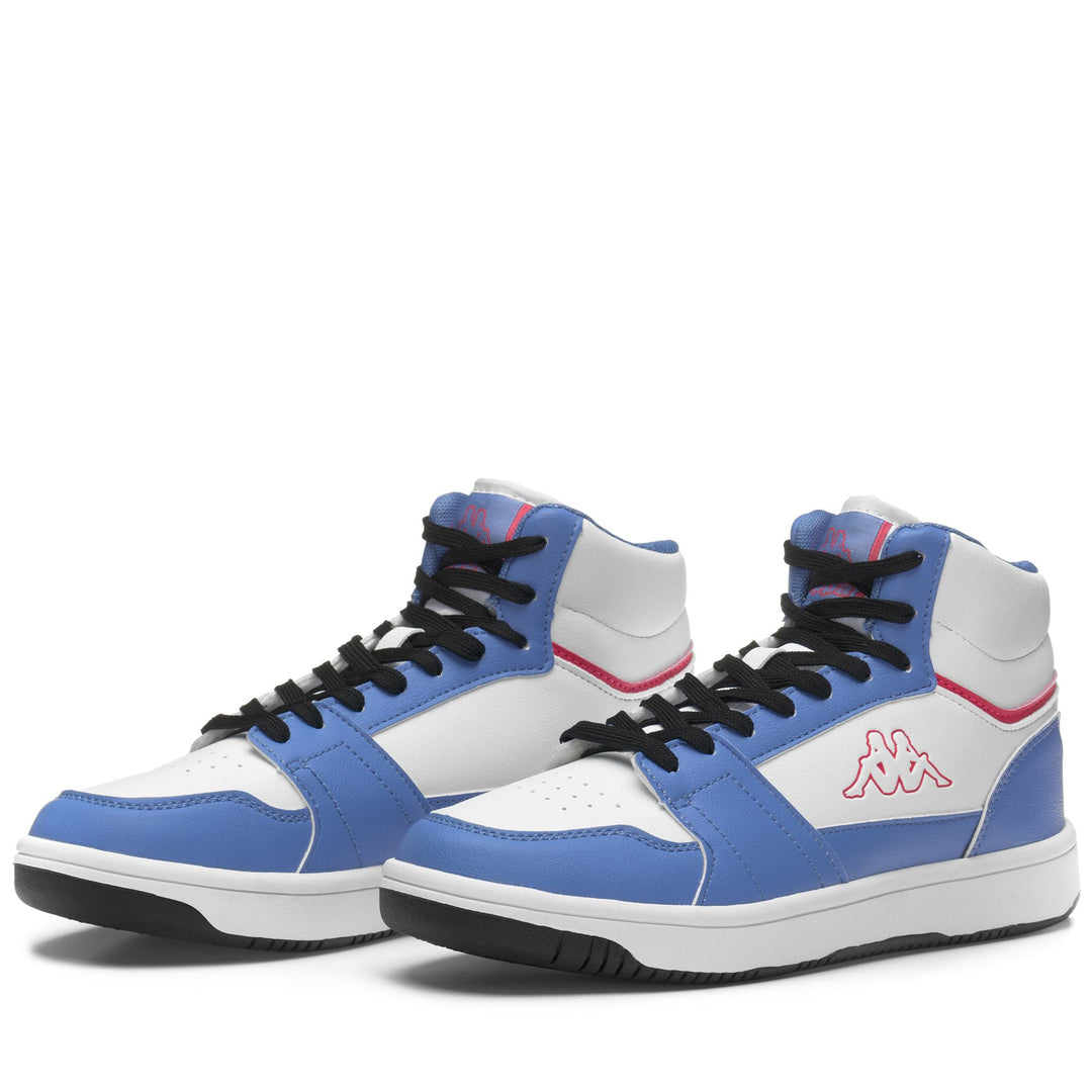 Sneakers Unisex LOGO BERNAL MD Low Cut WHITE-BLUE LT Detail (jpg Rgb)			