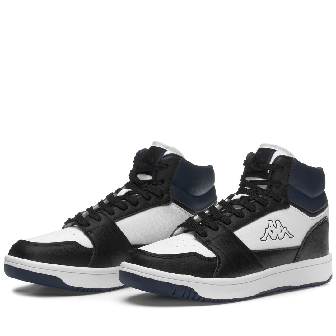Sneakers Unisex LOGO BERNAL MD Low Cut WHITE-BLUE DK Detail (jpg Rgb)			